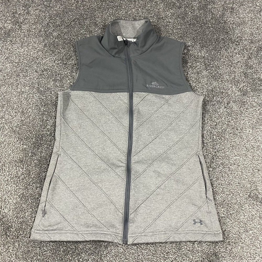 Under Armour Coldgear Reactor River Crest Golf Club Vest Women's Size M Gray